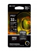 PLATINET micro SDXC SECURE DIGITAL + ADAPTER SD 32GB class10 UIII 90MB/s [44003]