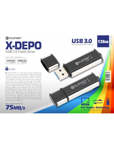 PLATINET PENDRIVE USB 3.0 X-DEPO 128GB