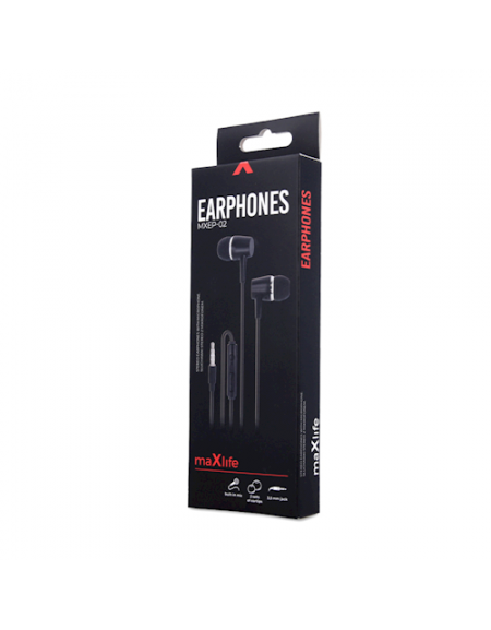 Maxlife wired earphones MXEP-02 black