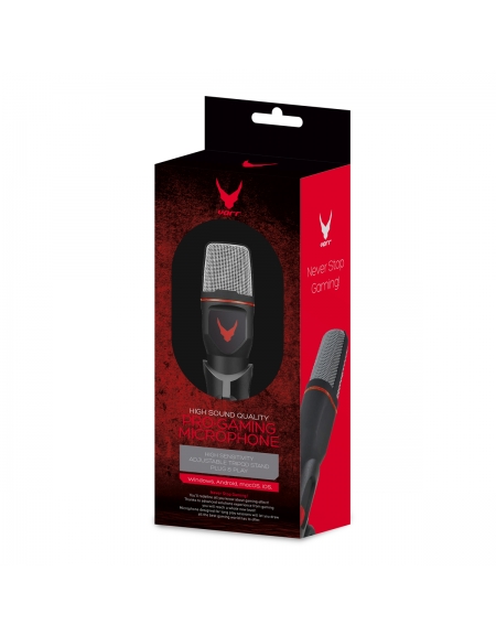 VARR GAMING MICROPHONE MINI + TRIPOD JACK 3.5 MM