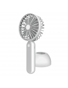 PLATINET RECHARGEABLE DESK FAN 1200 MAH WHITE/GREY