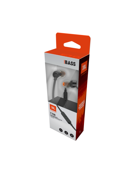 JBL T110 ΑΚΟΥΣΤΙΚΑ ΜΕ ΜΙΚΡΟΦΩΝΟ ΜΑΥΡΟ