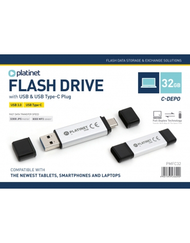 PLATINET PENDRIVE USB 3.0 Type-C 32GB