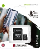Kingston Canvas Select Plus microSDXC 64GB U1 V10 A1 with Adapter
