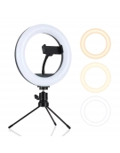 PMRL8 PLATINET RING LAMP 8 INCH WITH PHONE HOLDER AND TRIPOD