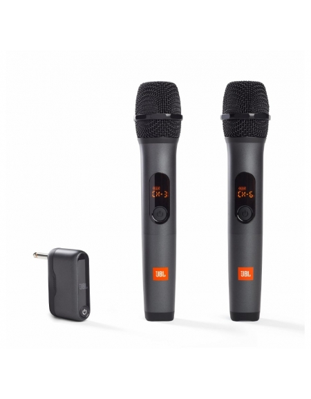 Wireless Mic x2 & Dongle Receiver, 6.35mm head Jack