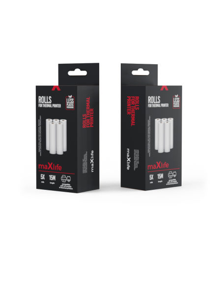 Maxlife roll set for thermal printer