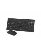OMEGA KEYBOARD US + MOUSE WIRELESS BLUETOOTH BLACK