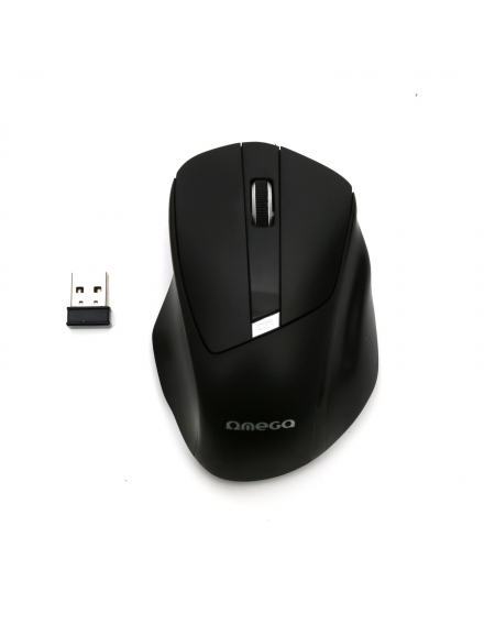 OMEGA MOUSE WIRELESS OM216 1000/1200/1600DPI 2,4GHz NANO USB BLACK