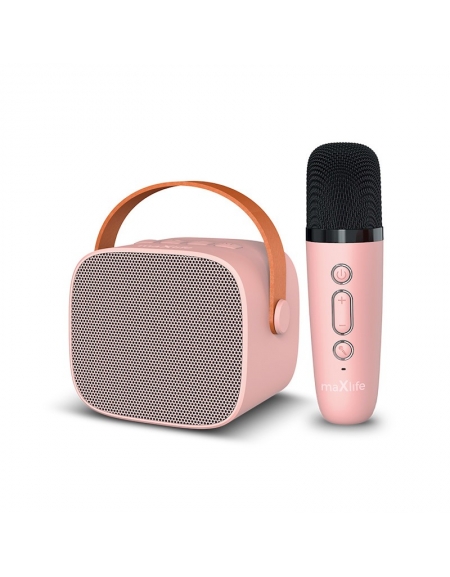 Maxlife Bluetooth karaoke speaker MXKS-100 pink