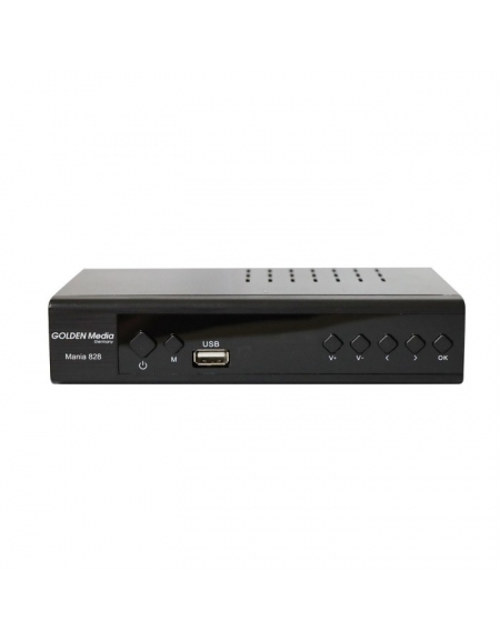 Αποκωδικοποιητής Golden Media Full HD DVB-C + T2 HEVC