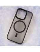 Frozen Mag case for iPhone 17 Pro Max 6,9" black open ring