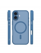 Mag Matt case for iPhone 16 6,1" dark blue camera protection