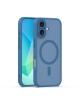 Mag Matt case for iPhone 16 6,1" dark blue camera protection