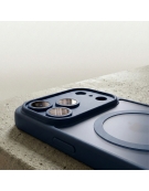 Mag Matt case for iPhone 16 6,1" dark blue camera protection