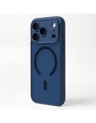 Mag Matt case for iPhone 16 6,1" dark blue camera protection