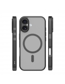 Mag Matt case for iPhone 16 6,1" black camera protection