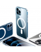 Anti Shock 1,5 mm Mag case for iPhone 16 6,1" transparent big hole