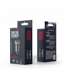 Maxlife MXCC-05 PD QC car charger 1x USB-C 1x USB 35W black
