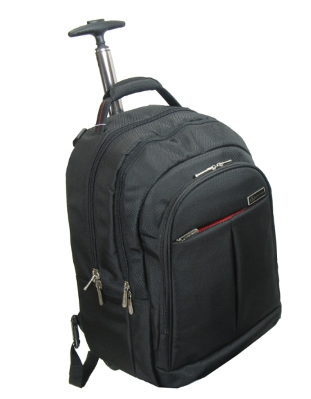 PLATINET LUCKYSKY CITY ROLLER LAPTOP BACKPACK TROLLEY CITY LAPTOP BACKPACK WITH WHEELS AND METAL LOGO HANDLE 15.6
