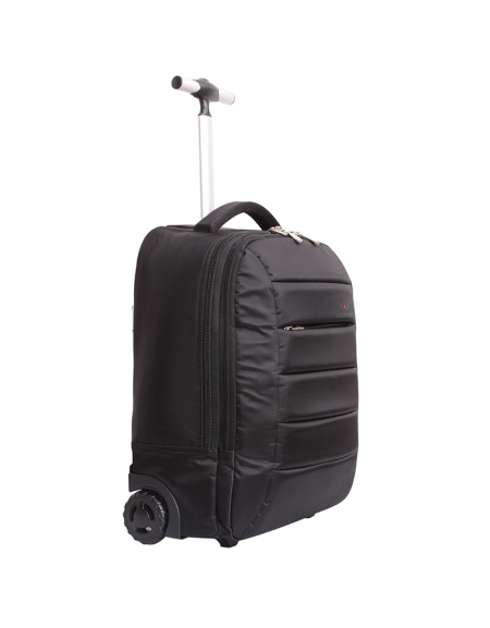 PLATINET LUCKYSKY CITY ROLLER LAPTOP BACKPACK TROLLEY CITY LAPTOP BACKPACK WITH WHEELS AND PRINT LOGO HANDLE 15.6"