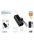 PLATINET POWERBANK 10 000 MAH PD 20W POCKET SIZE 1XUSB-C + 1XUSB-A