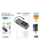 PLATINET Power Bank 27000mAh 140W PD Cable Display 2x USB-C + USB-A