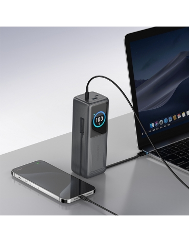 PLATINET Power Bank 27000mAh 140W PD Cable Display 2x USB-C + USB-A