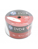 HP DVD-R 4.7GB 16X WHITE FF InkJet Printable SP 50 ΤΕΜΑΧΙΑ